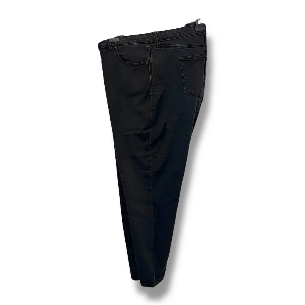Truth + Theory Women’s Ankle Skinny Super Soft Stretch Jeans, Black, size 24W